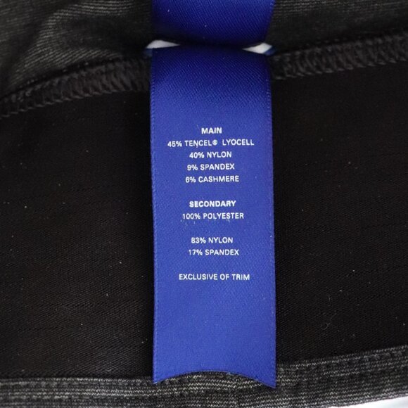 Kit and Ace Mulberry Grey 4 Cashmere Pull On High Rise Straight Leg Trouser Pant - Picture 14 of 14